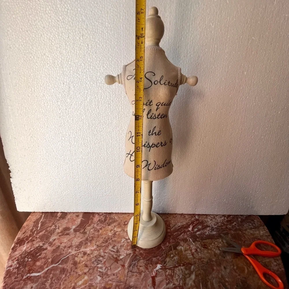 Vintage female form jewelry display holder